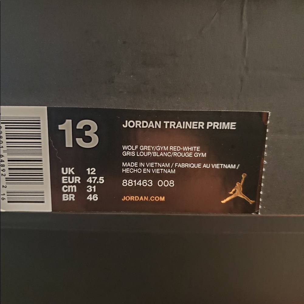 Jordan trainer prime